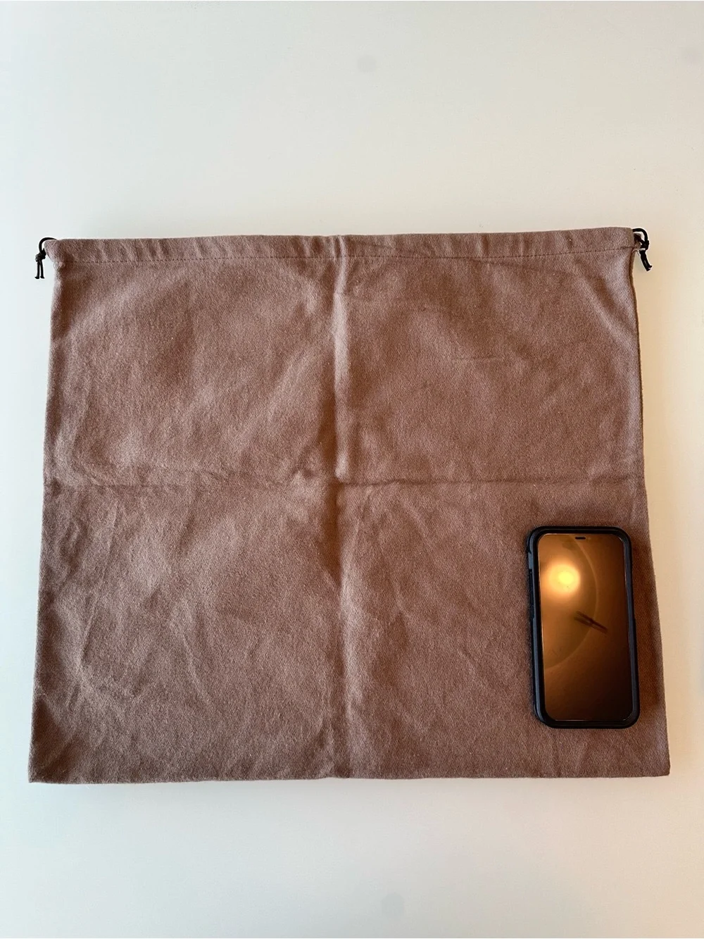 Bottega Veneta Tan Handbag Dust Bag with Drawstring